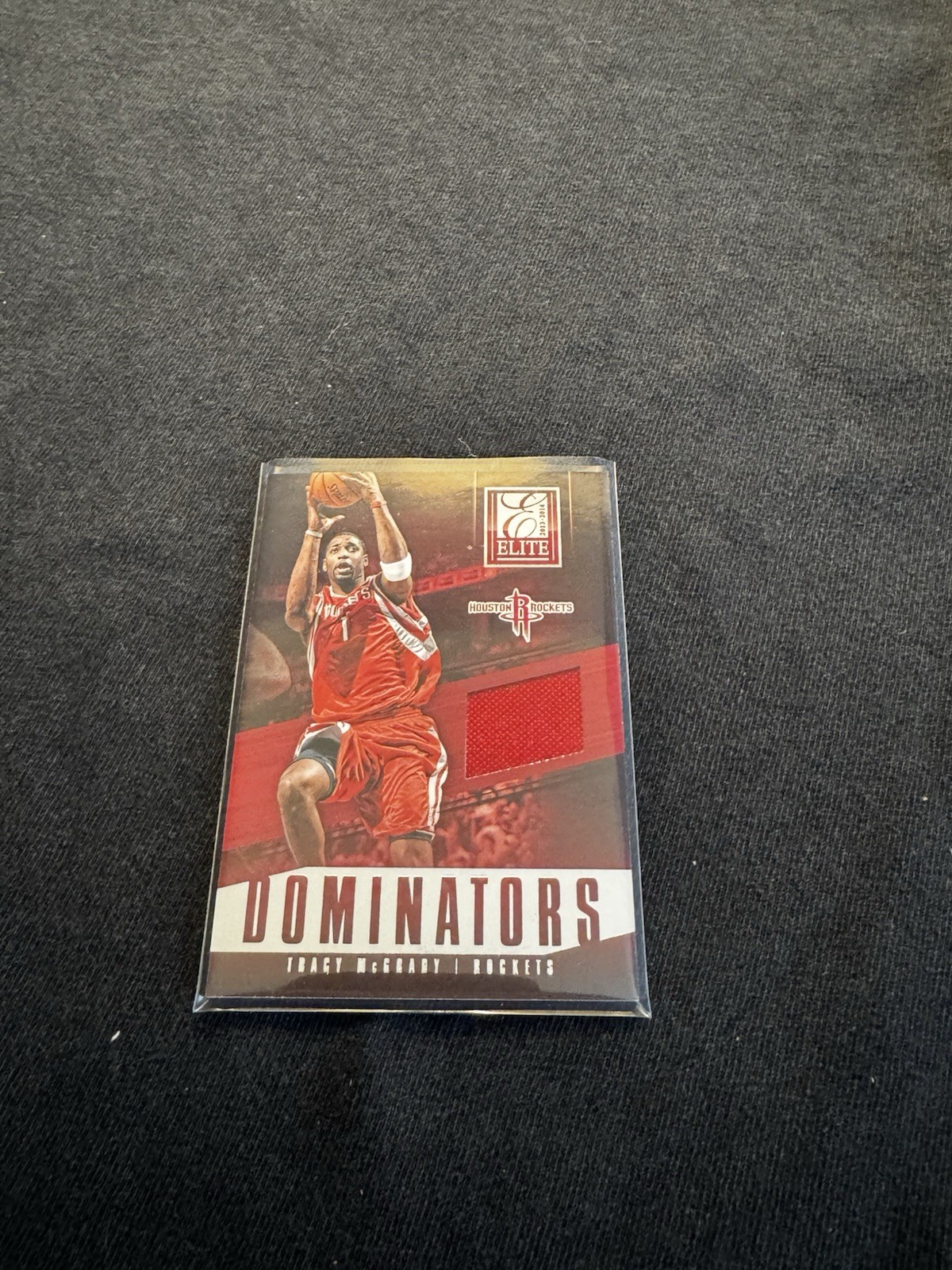2013-2014 Panini Elite Dominators Material Tracy McGrady #12 - Game Worn