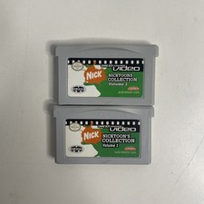 Nicktoons Collection Volume 1 & 2 (Nintendo GameBoy Advance GBA) Video TESTED