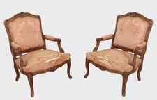 Paire de fauteuils style Louis XV