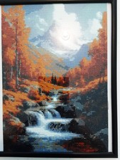 DIAMOND ART PAINTING mountains  completed 