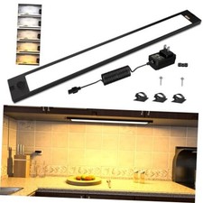 Under Cabinet Lighting, Dimmable Counter Lights for Kitchen 5 Color 24 inch