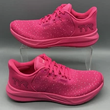 TYR Techknit RNR-1 Unisex Mens 7.5 Women’s 9 Trainer Running Shoes Sneakers Pink