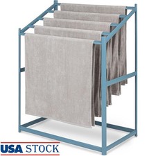 All-Weather Pool Towel Rack Multi-Functional Storage Organizer Drying Stand New