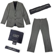 J Crew Ludlow Vitale Barberis Canonico Wool Suit Pants 38R 31x30.5 Gray