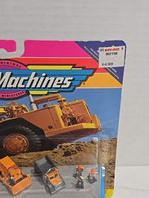 🔥 1993 Galoob Micro Machines #20 Hard Hat Collection 75030 Crane w/ Semi SEALED