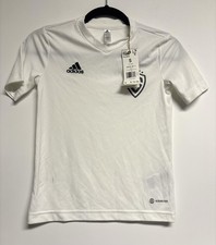 Adidas Entrada 22 Youth Soccer Jersey S 9-10Y White AEROREADY