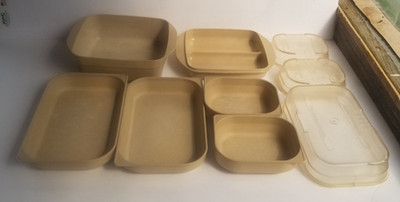 Anchor Hocking Small Microwave containers with Lid (Lot of 9)