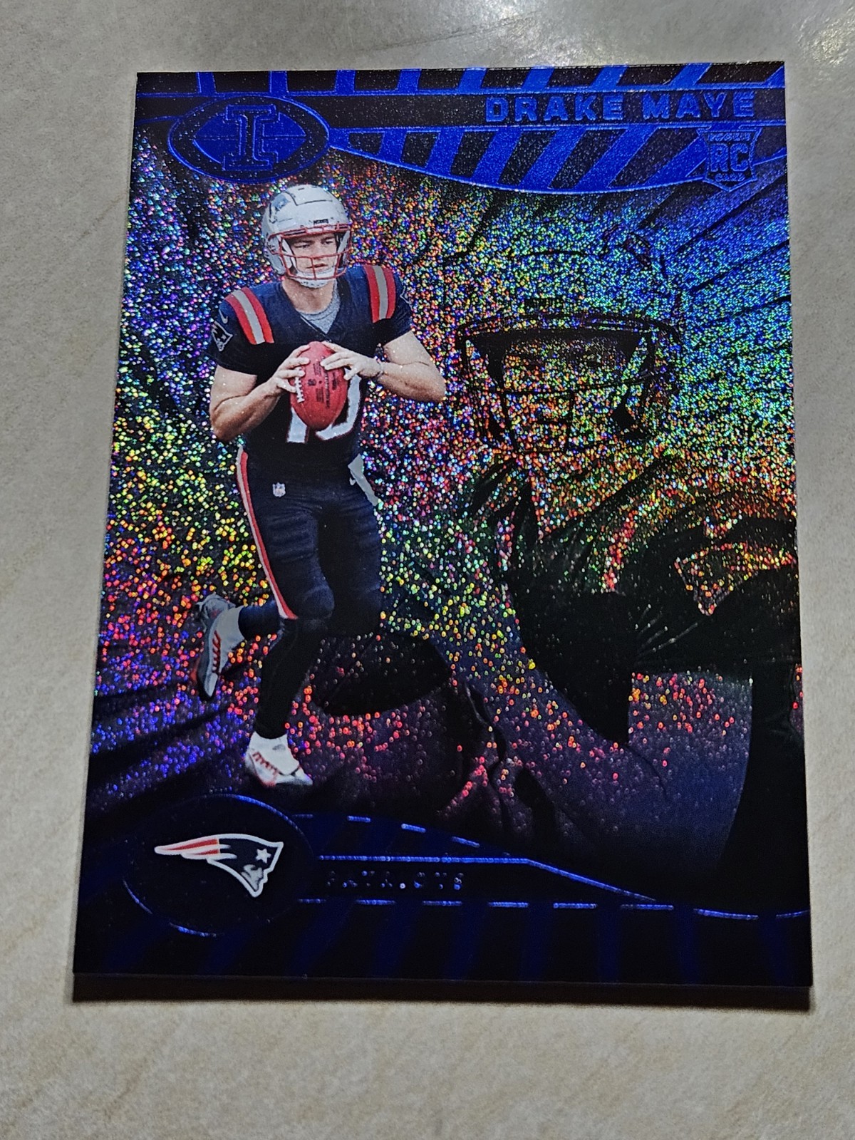 2024 Panini Illusions #59 Drake Maye Stardust Sparkle Dots Rookie RC MINT SP