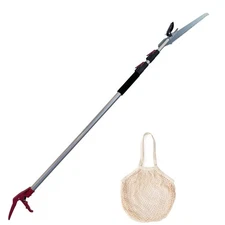 4.6-10ft Extendable Tree Pruner,Telescopic Tree Trimmer Pole Saw, Branch Cutt...