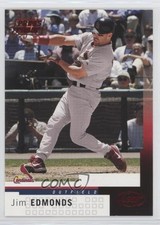 2004 Leaf Press Proof Red Jim Edmonds #184 0e4