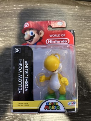 World of Nintendo Yellow Yoshi Mini Figure JAKKS Series 2-5 Super Mario 2016