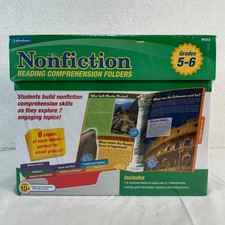 Lakeshore Nonfiction Reading Comprehension Folders Grades 5-6 Homeschool FF213