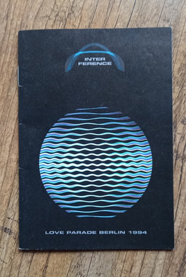Original Heft Interference Festival Tresor Berlin Love Parade 1994   1-3 Juli