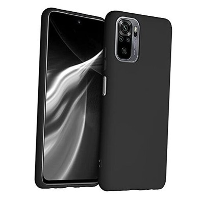  Case Compatible with Xiaomi Redmi Note 10 / Note 10S Case - Soft black matte