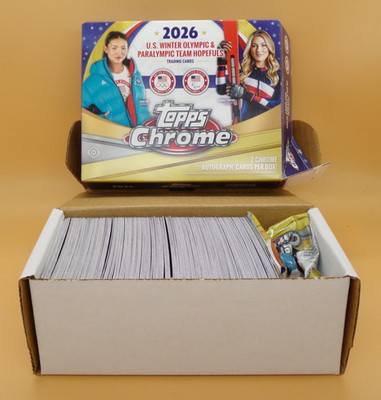 2026 Topps Chrome U.S. Winter Olympics Complete Base Set 1-200