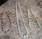 Vintage Estate Sale Costume Jewelry Necklaces 3 Pc Lot