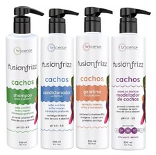 Brscience Fusionfrizz Curly Hair Kit 3A 3B 3C Curl Definer 4x500ml