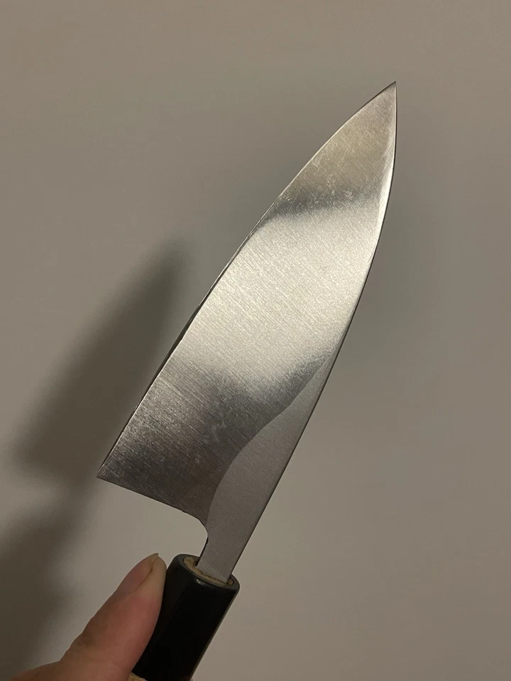 Japanese Deba knife 130mm Sakai Kanenobu 堺兼信 Ajikiri kitchen knife - Image 4 of 4