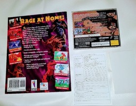 PRIMAL RAGE Sega Saturn Game w/ English Strategy Guide