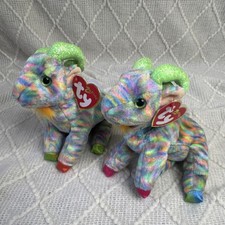 Ty Beanie Babies Zodiac Goat Lot of 2 with Tags