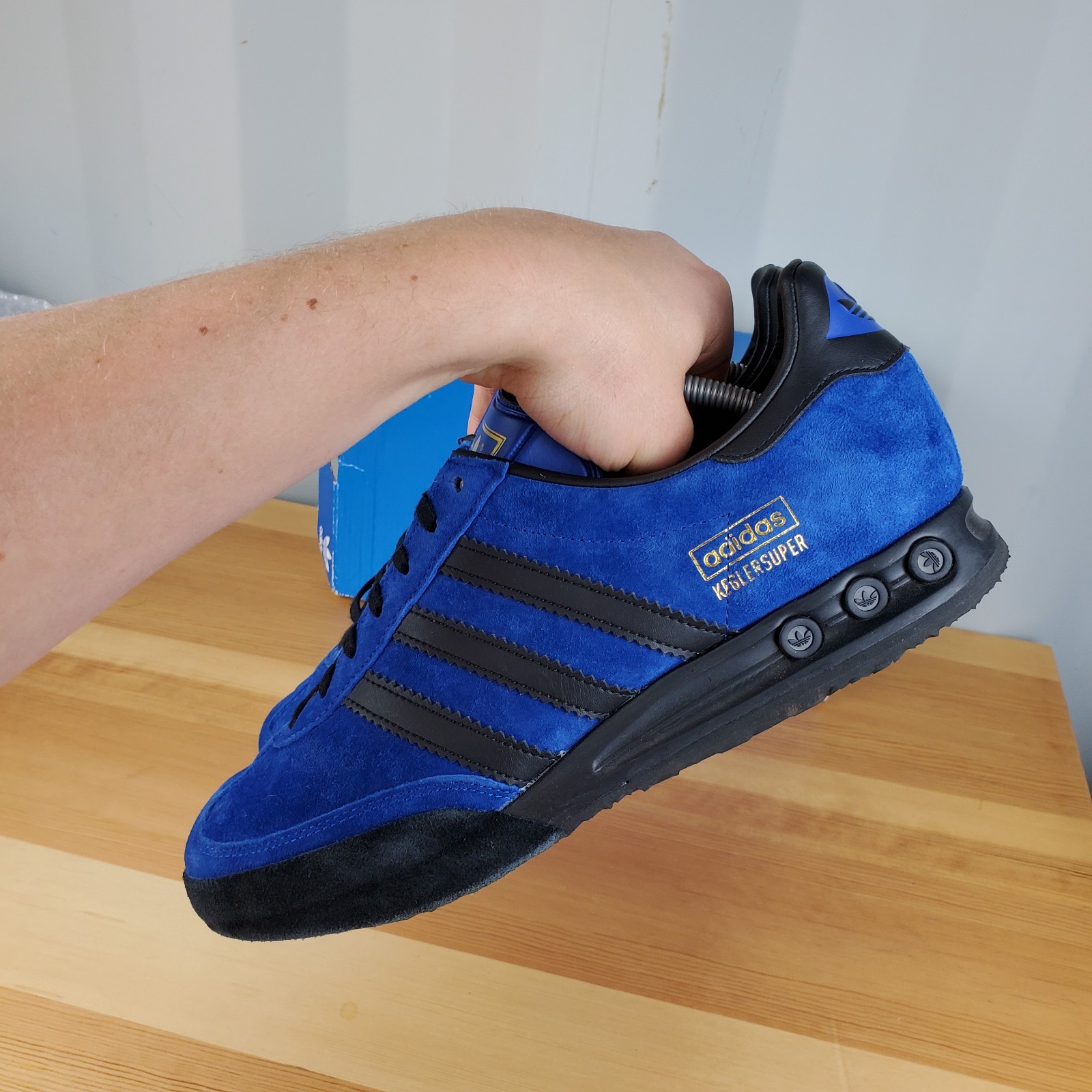 *WornOnce* UK 10 - adidas Kegler Super Blue Originals Mens Trainers 2023 ID8835 image 9