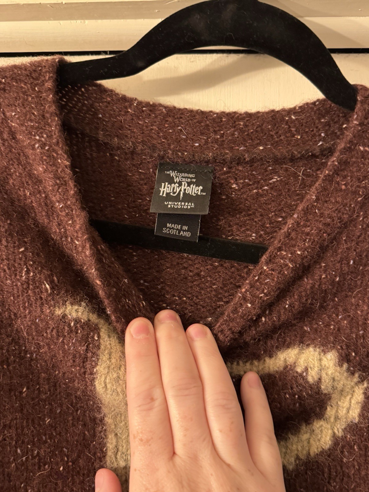 Universal Wizarding World Of Harry Potter Ron Weasley Wool Sweater Youth Size M