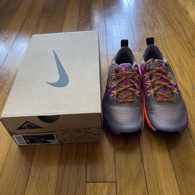 Size 6 - Nike Women React Pegasus Trail 4 Purple Smoke