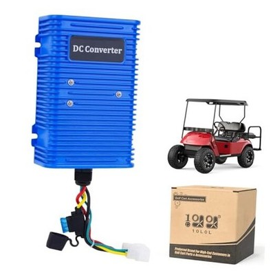 Universal Golf Cart Voltage Reducer DC Converter 36V or 48V to 12V 30 A 36V-48V
