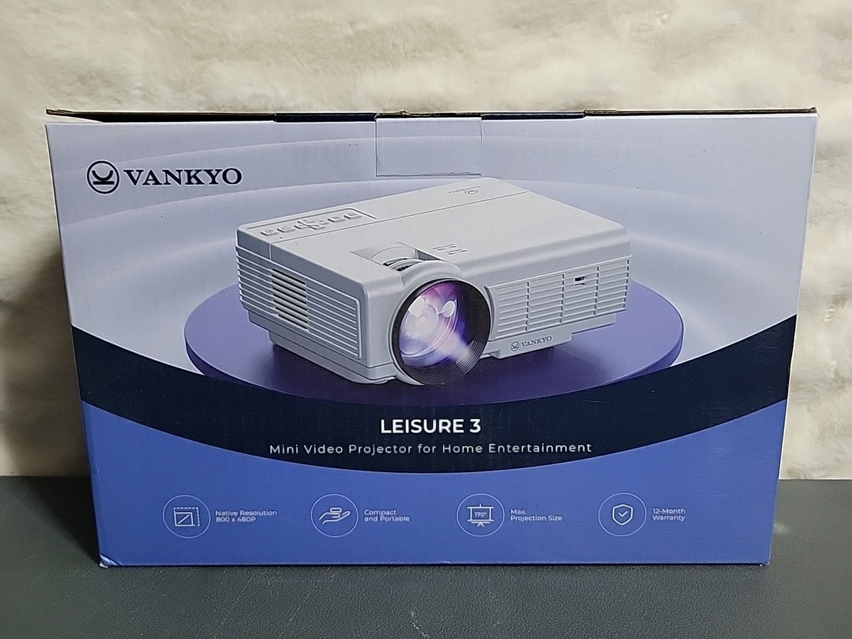 VANKYO Leisure 3 Mini Video Projector For Home Entertainment With 