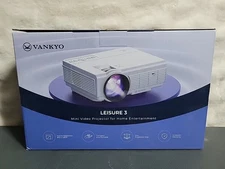 VANKYO Leisure 3 Mini Video Projector For Home Entertainment With Carry Bag