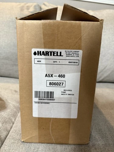 Hartell A5X-460 Condensate Pump for HVAC Systems New Old Stock!