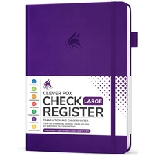 Check Register Book - Deluxe Transaction Register, Accounting Ledger Book, Ch...