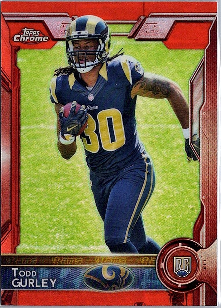 2015 Topps Chrome #110 Todd Gurley Orange Refractor