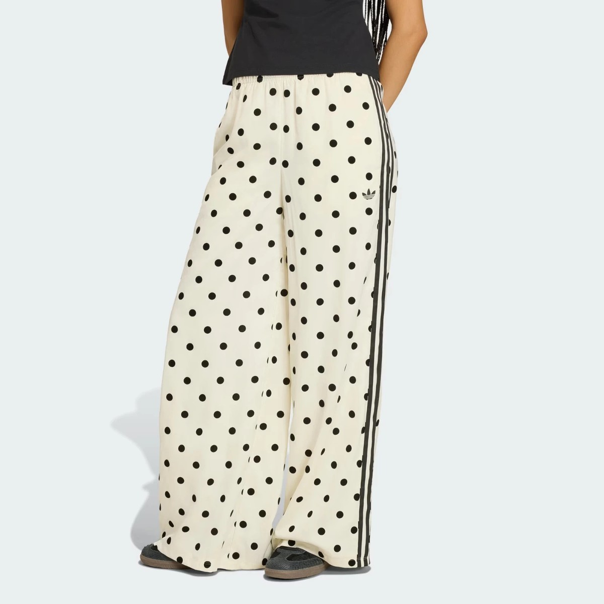 adidas Women's Originals Modern SATIN POLKA DOTS WIDE LEG PANT Off