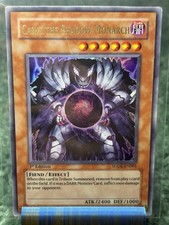 Yugioh Caius The Shadow Monarch SDDE-EN001 1st Edition Ultra Rare LP
