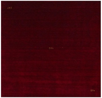 Maroon Red Tribal Design Plush Wool Gabbeh Rug Square Modern Area Carpet 8X8 ft