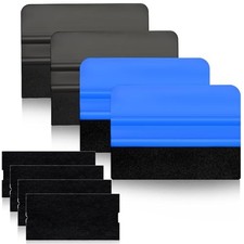 4 Pcs 4 Inch Felt Edge Vinyl Squeegee Tool For Crafting, Car Film Wrap, Windo...