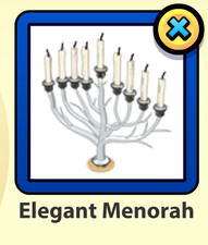 Webkinz Online Elegante Menorah Oggetto Virtuale