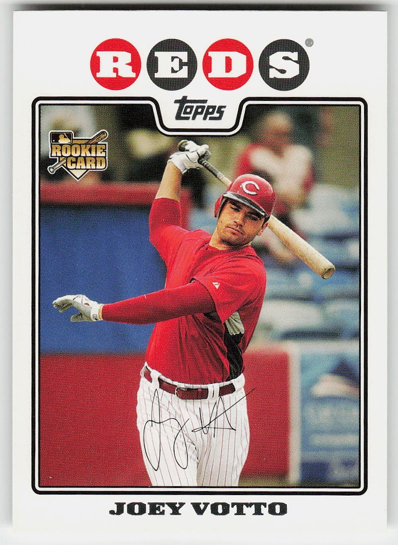 2008 Topps #319 Joey Votto BASEBALL Cincinnati Reds