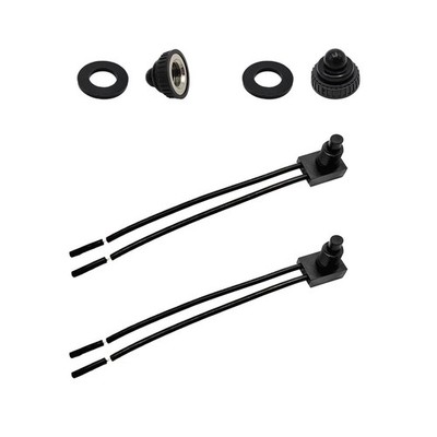 Suvnie 2 PCS Waterproof Push Button Switch 12V On/Off, EP-107 On/Off SPST Swi...
