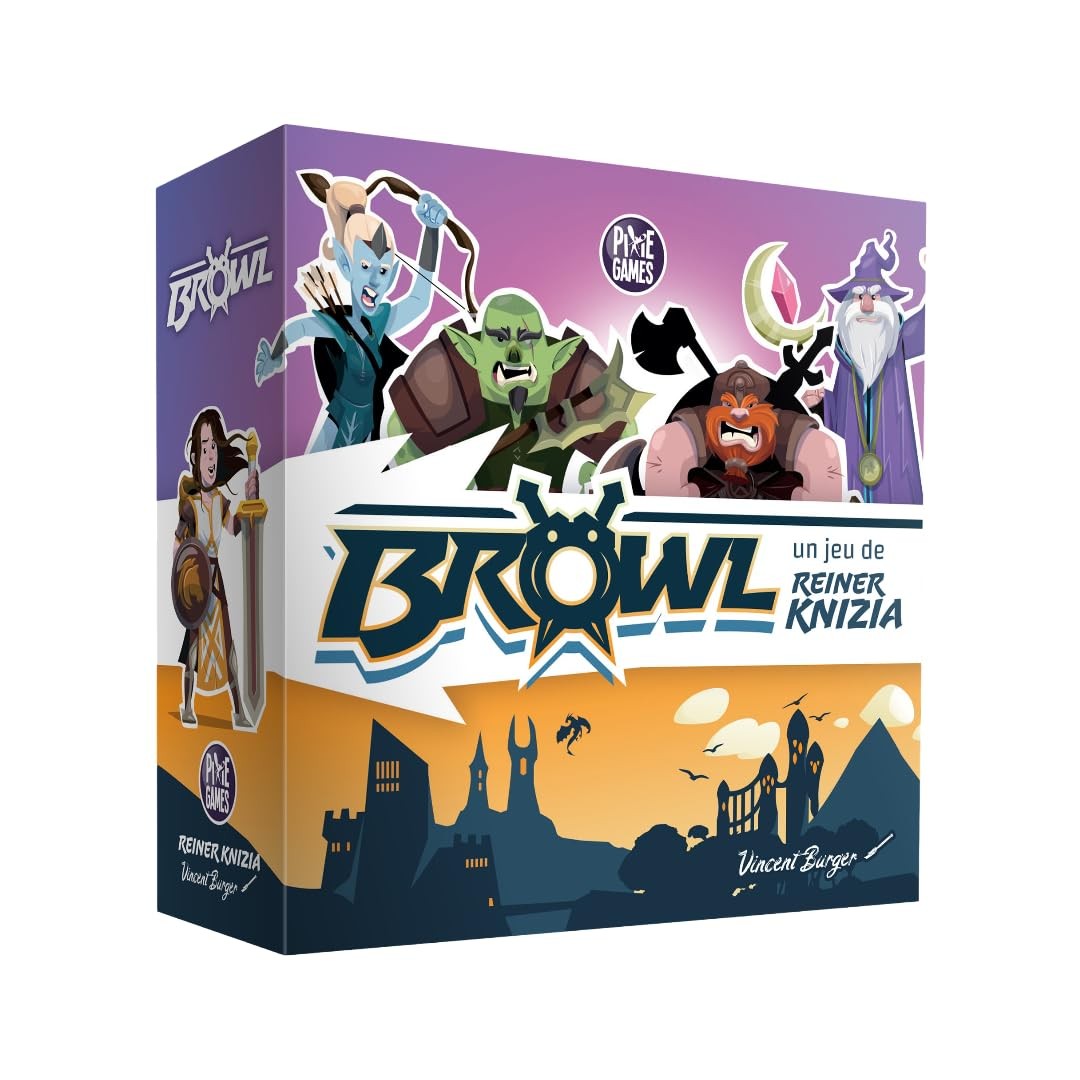 Jeu de cartes rapide Bröwl jeu familial tactique ambiance 2-5 joueurs