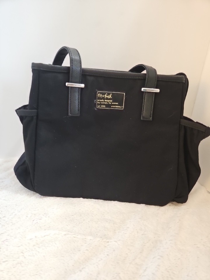 Fit & Fresh Lunch Tote Classy Black W/Gold for Women By Wome
