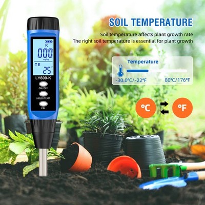 Multifunctional Soil Nutrient Meter Soil Analyzer Fertility Tester Potassium SET