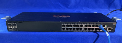 Aruba HP 2930F JL259A 24G 4SFP Switch Rack Mountable & Power Cord *READ*