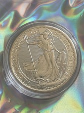 2024 The Royal Mint KC III 1 Oz . 999 Fine Silver Britannia Round Bullion Coin 