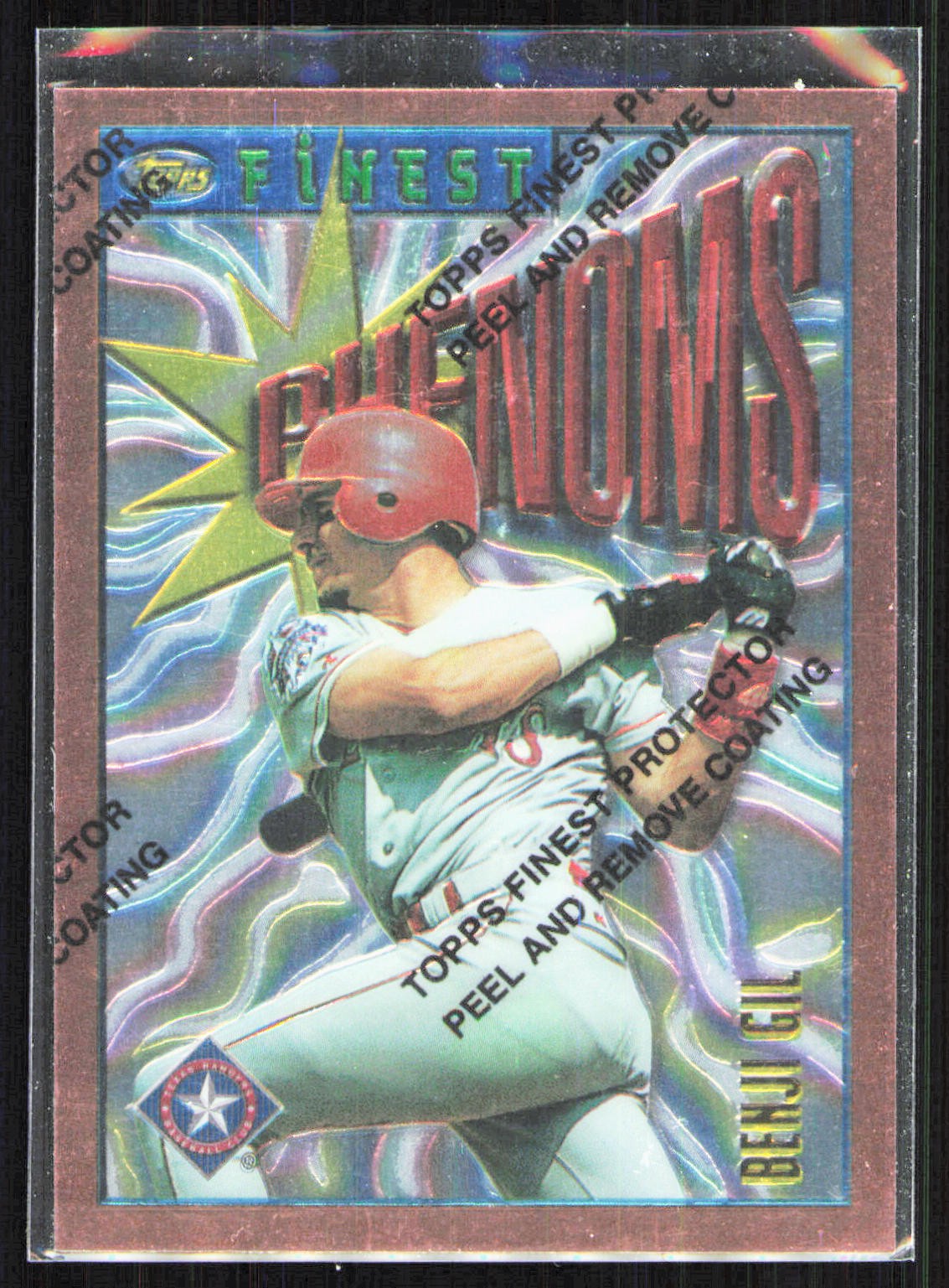 1996 Topps Finest #82 BENJI GIL Texas Rangers