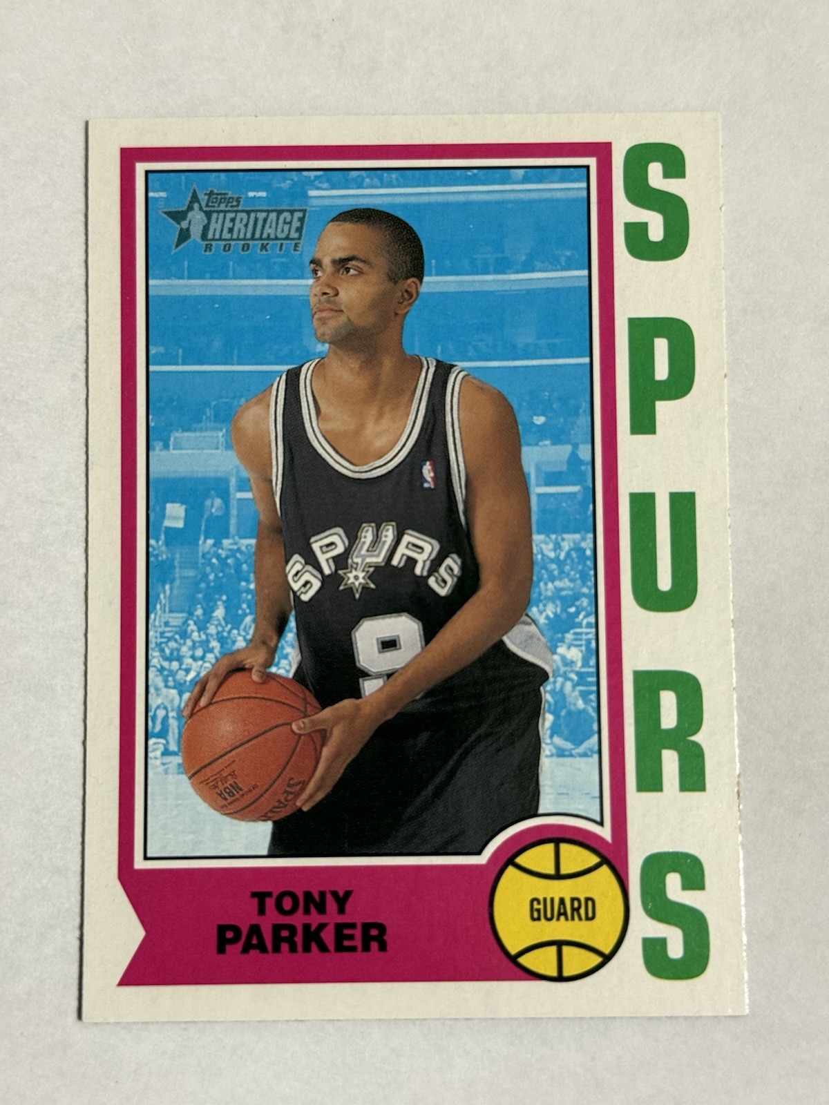 2001-02 Topps Heritage - Tony Parker #205 (RC)