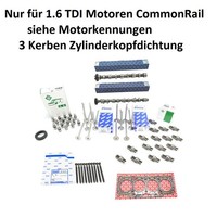 Nockenwellen Rep. Set 3 Kerben ZK Dichtung FüR VW Audi 1.6 TDI 03L109022D 500070