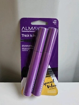2 Pack ALMAY Thickening Mascara Thick Is In 402 Black