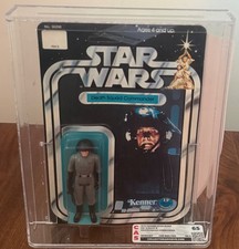 Star Wars Death Squad Commander CAS 65 Graded 1978 Kenner Vintage 12 Back B New